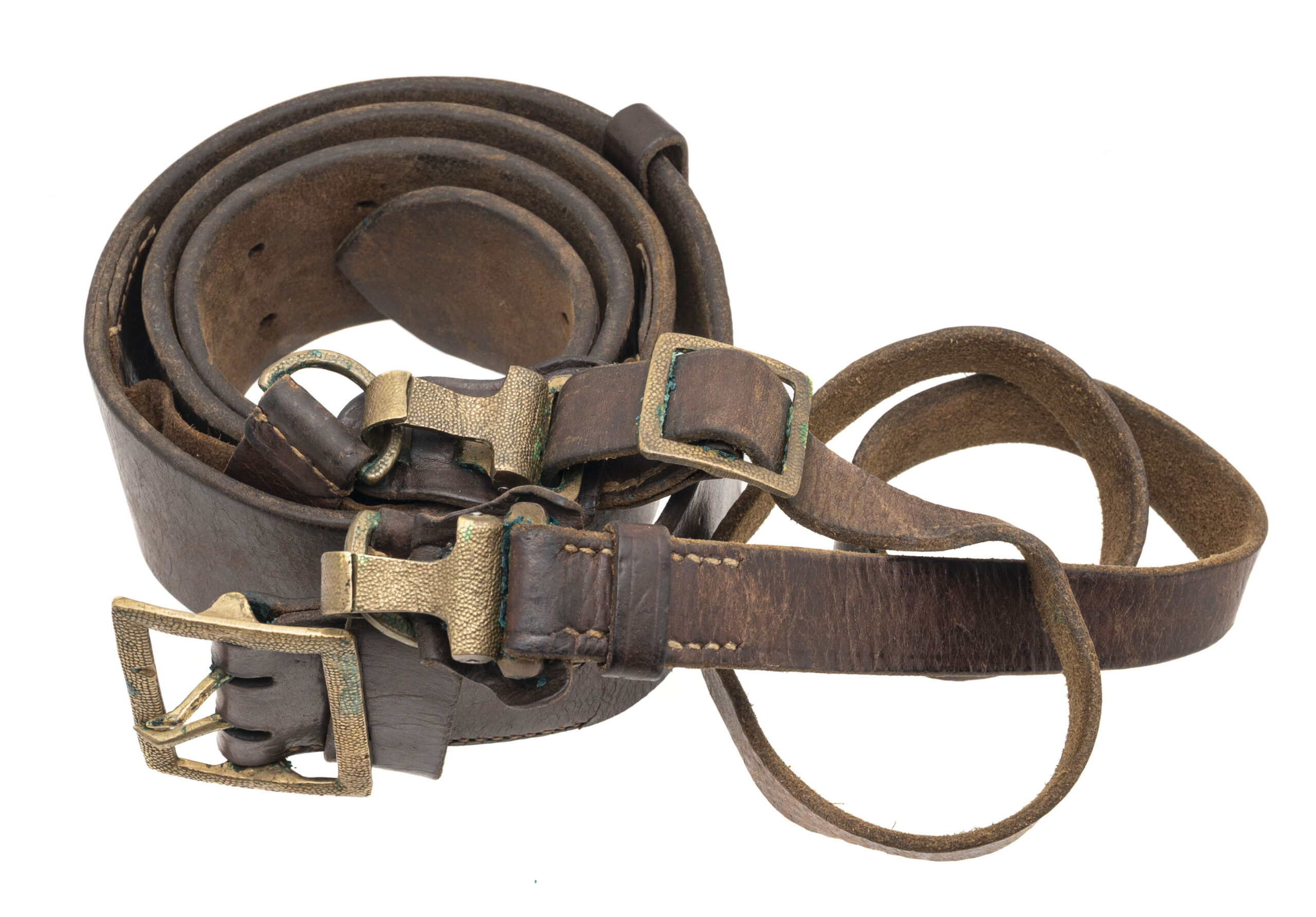 WW2 German General Officer's Leather Claw Buckle Belt (12343631)