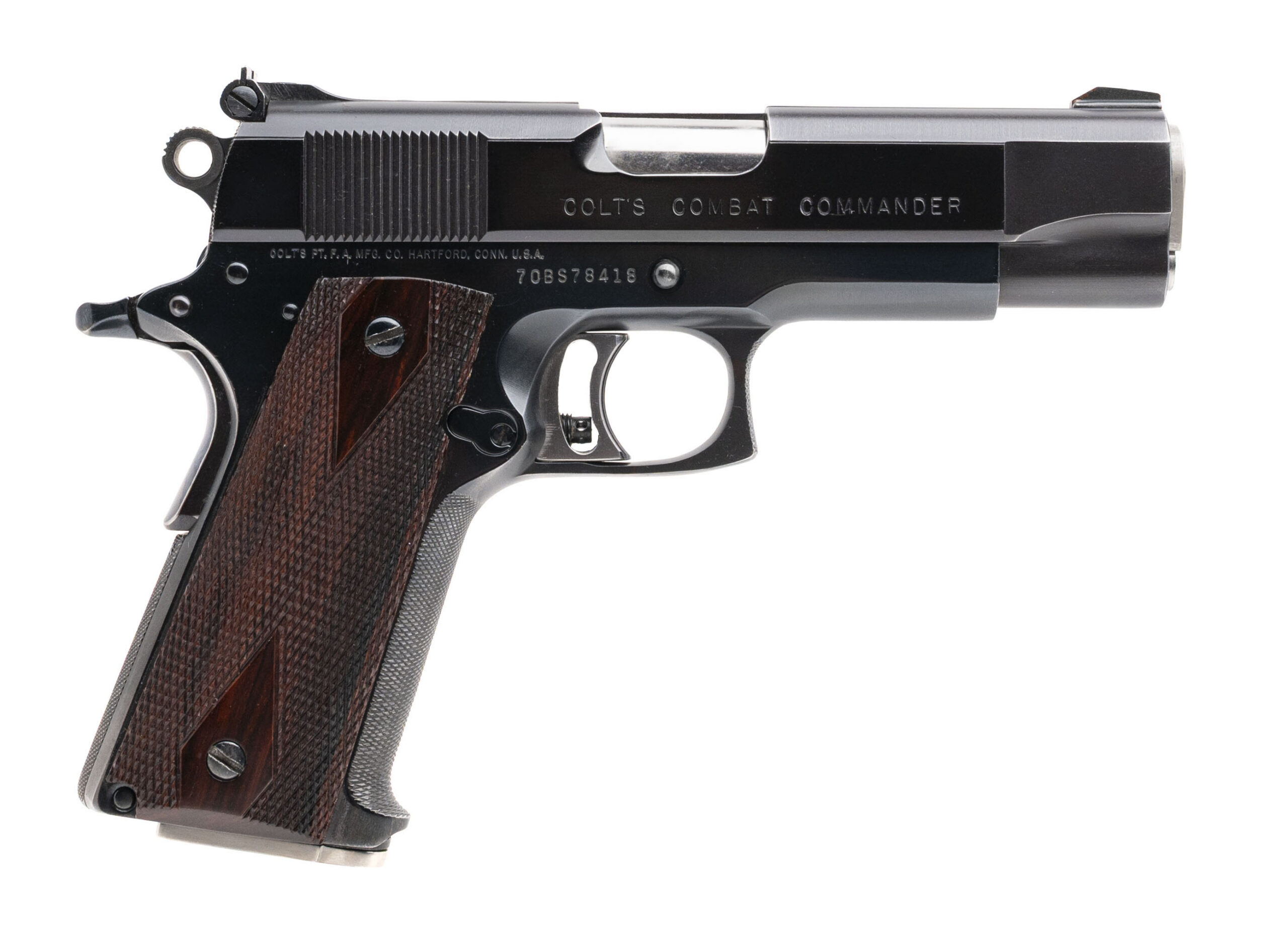 EDDIE JIMENEA CUSTOM COLT COMBAT COMMANDER PISTOL .45 AUTO (L2026-02664)