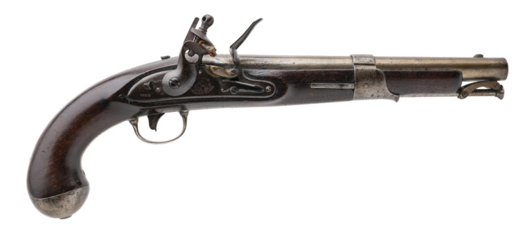 US Model 1819 Flintlock Pistol by Simeon North
