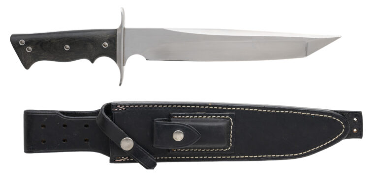 Walter Brend Model 2-10 Tanto Custom Knife W/SHEATH