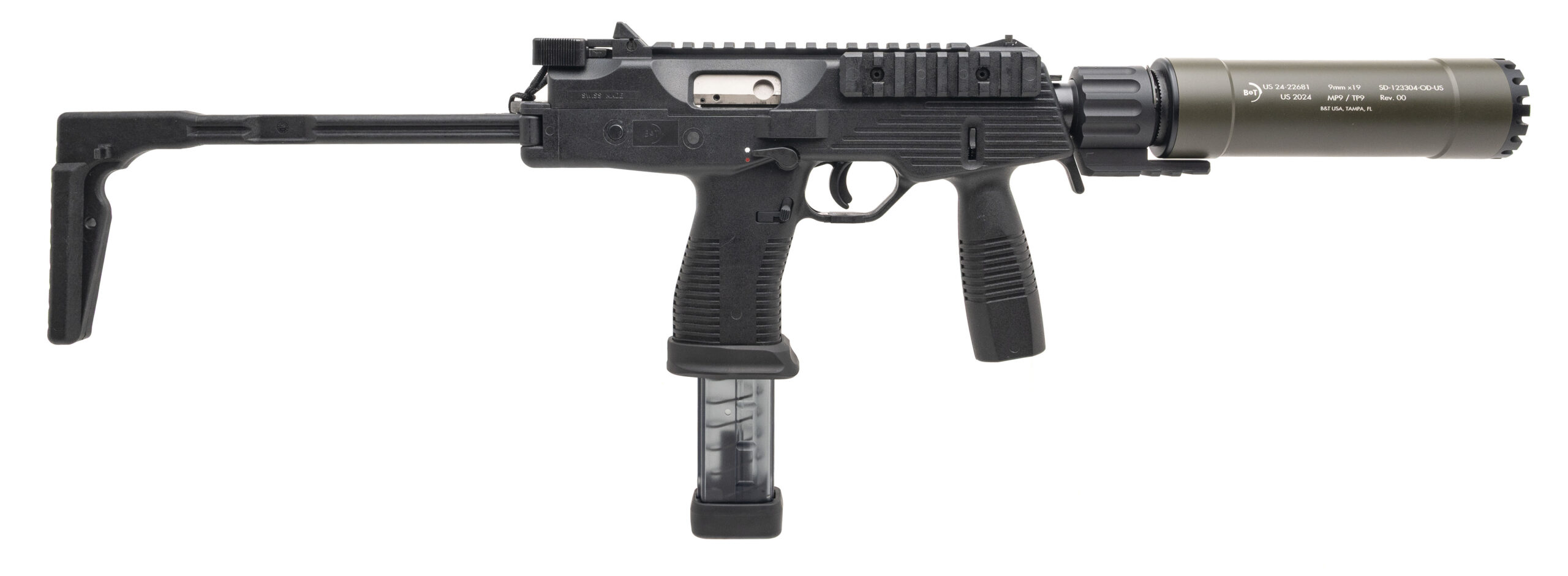 B&T TP9 SBR & SUPPRESSOR COMBO 9MM (L2026-05216)(L2026-05630)