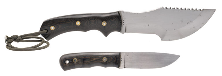 Dave Beck Custom WSK Tracker W/ Companion Blade & Sheath