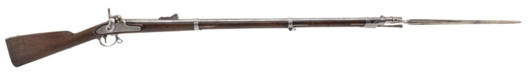 U.S. Springfield Model 1842 Rifled Musket with long range rear sight .69 Caliber