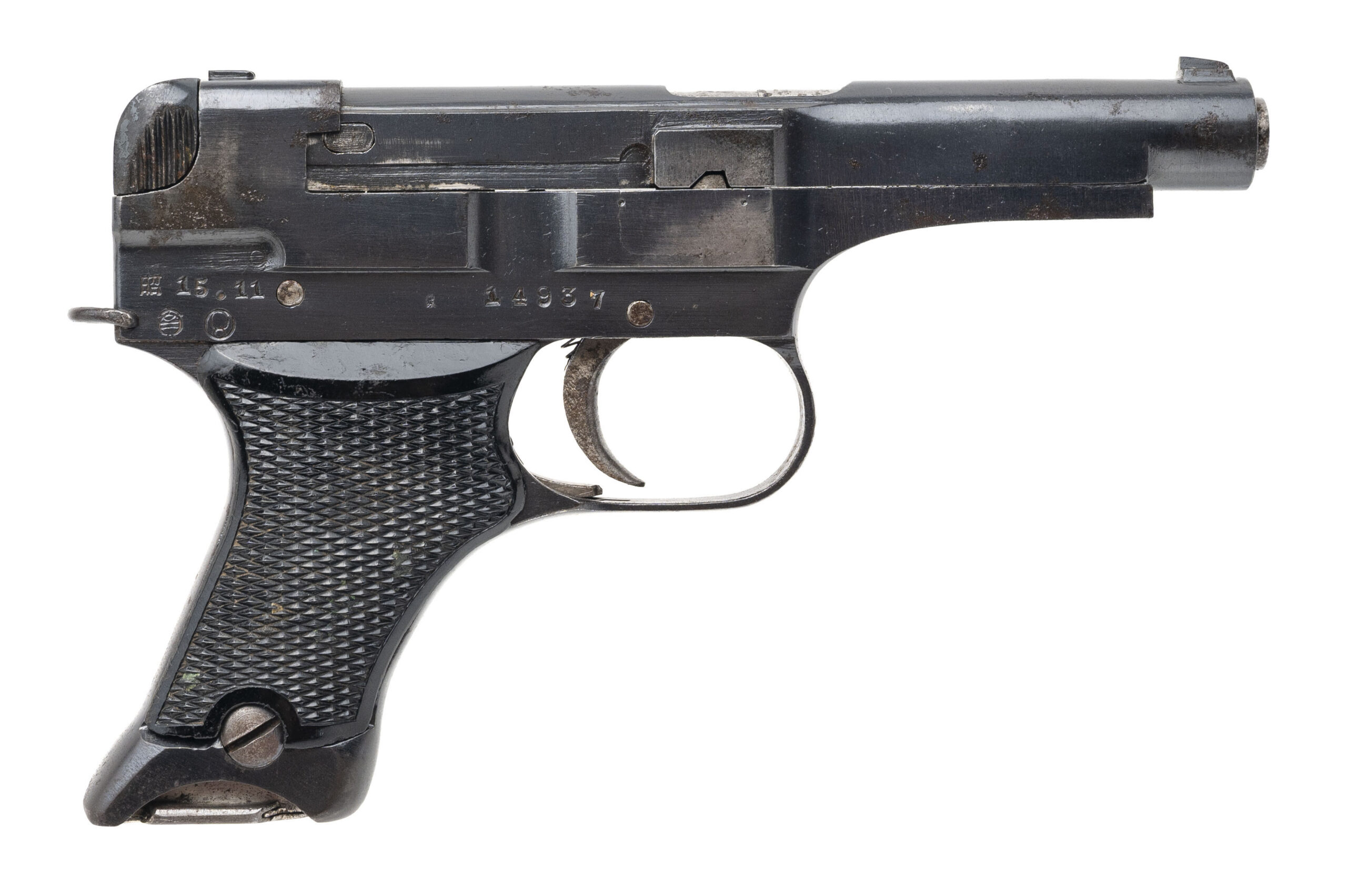 WWII Japanese Showa 15.11 Type 94 Semi-Auto Pistol 8x22mm (L2026-05121)