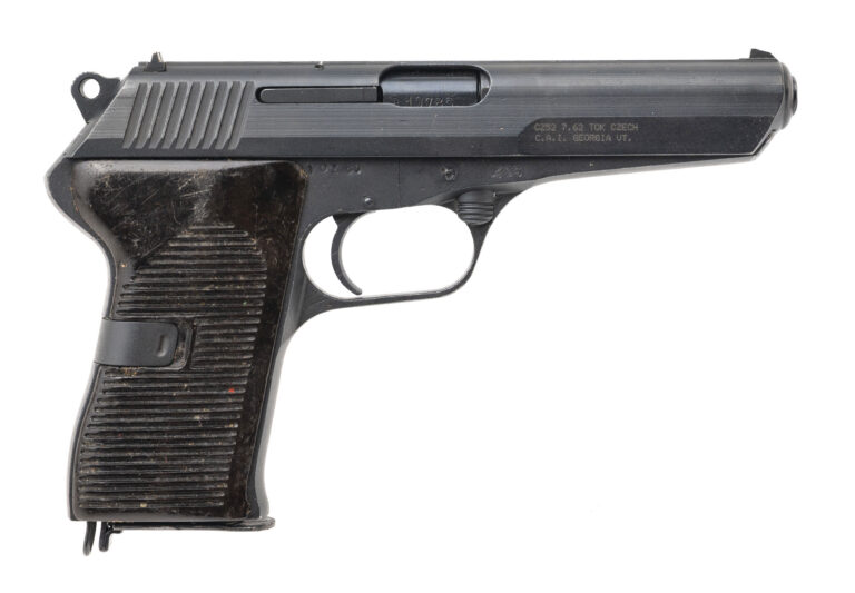 Cold War Era CZ 52 semi-auto pistol 7.62 Tokarev
