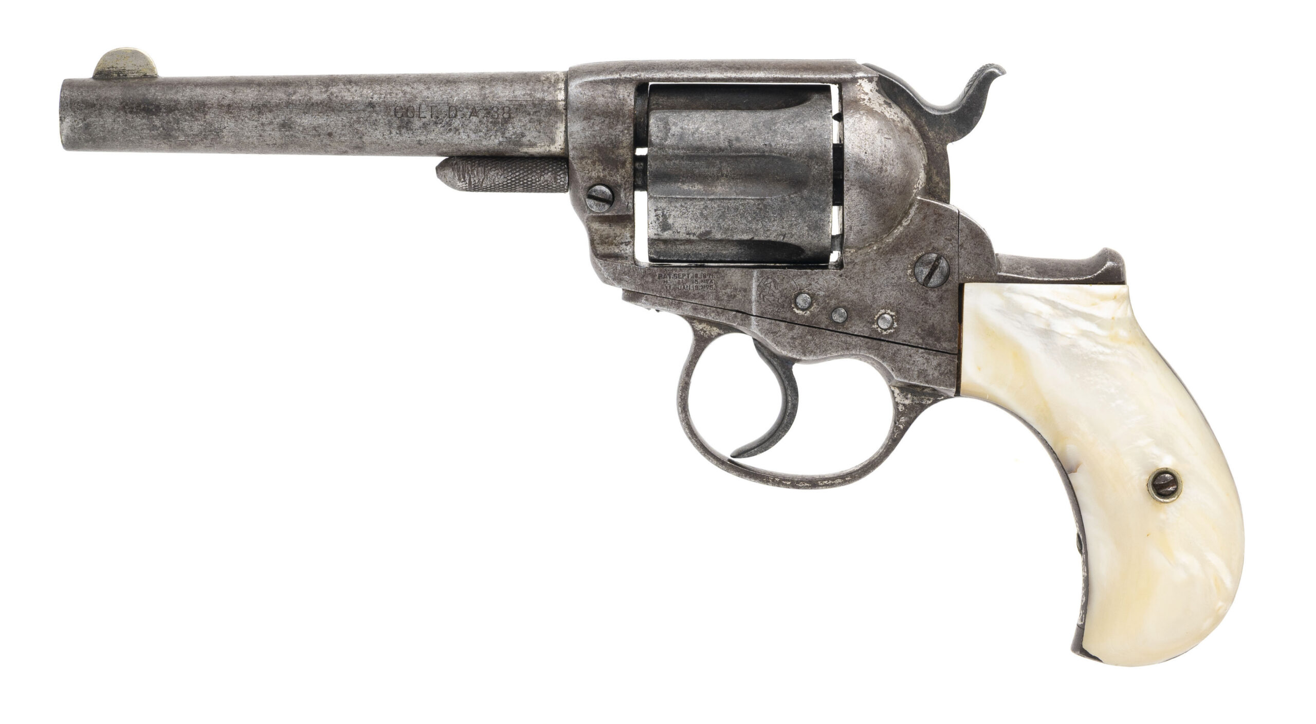 Colt 1877 Lightning Sherriff’s Model 38 Colt W/ Pearl Grip (57515)