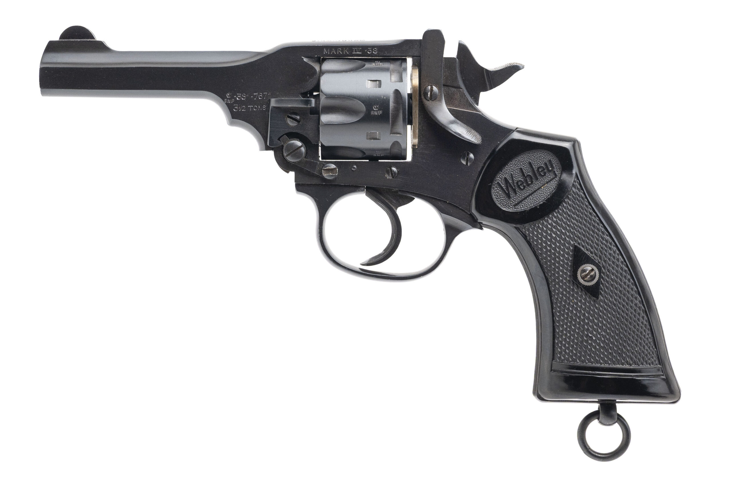 Commercial Webley & Scott Mark IV Revolver .38 S&W (L2026-07054)