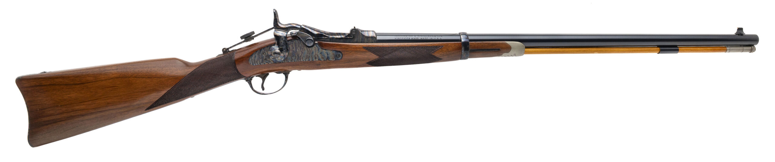 H&R CENNTENIAL COMMEMORATIVE 1873 TAPDOOR OFFICERS MODEL RIFLE .45-70 GOVT. (L2026-07036)