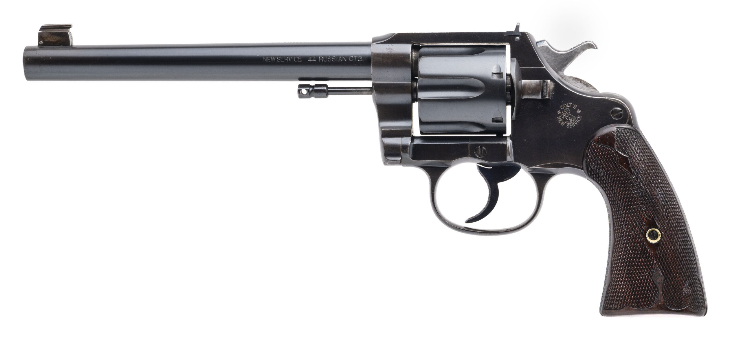 Rare Colt New Service Flat Top W/ Fleur-De-Lis Grips (L2026-02575) 