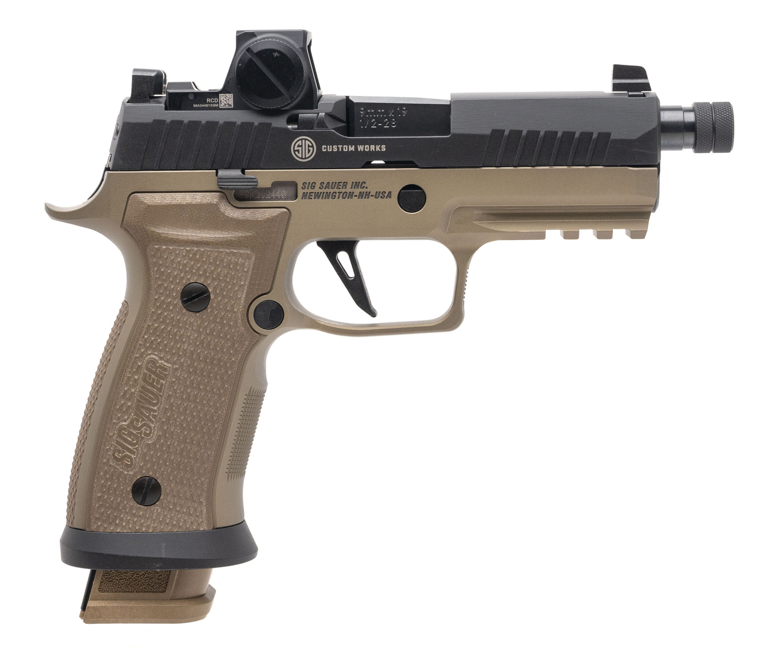 SIG SAUER P320 AXG COMBAT PISTOL 9MM (L2026-07371) - Collectors
