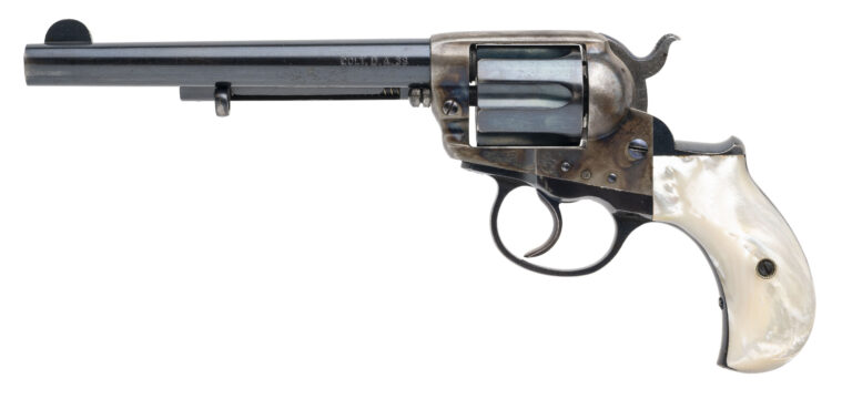 Superb Colt 1877 Double Action W/ Pearl Grips