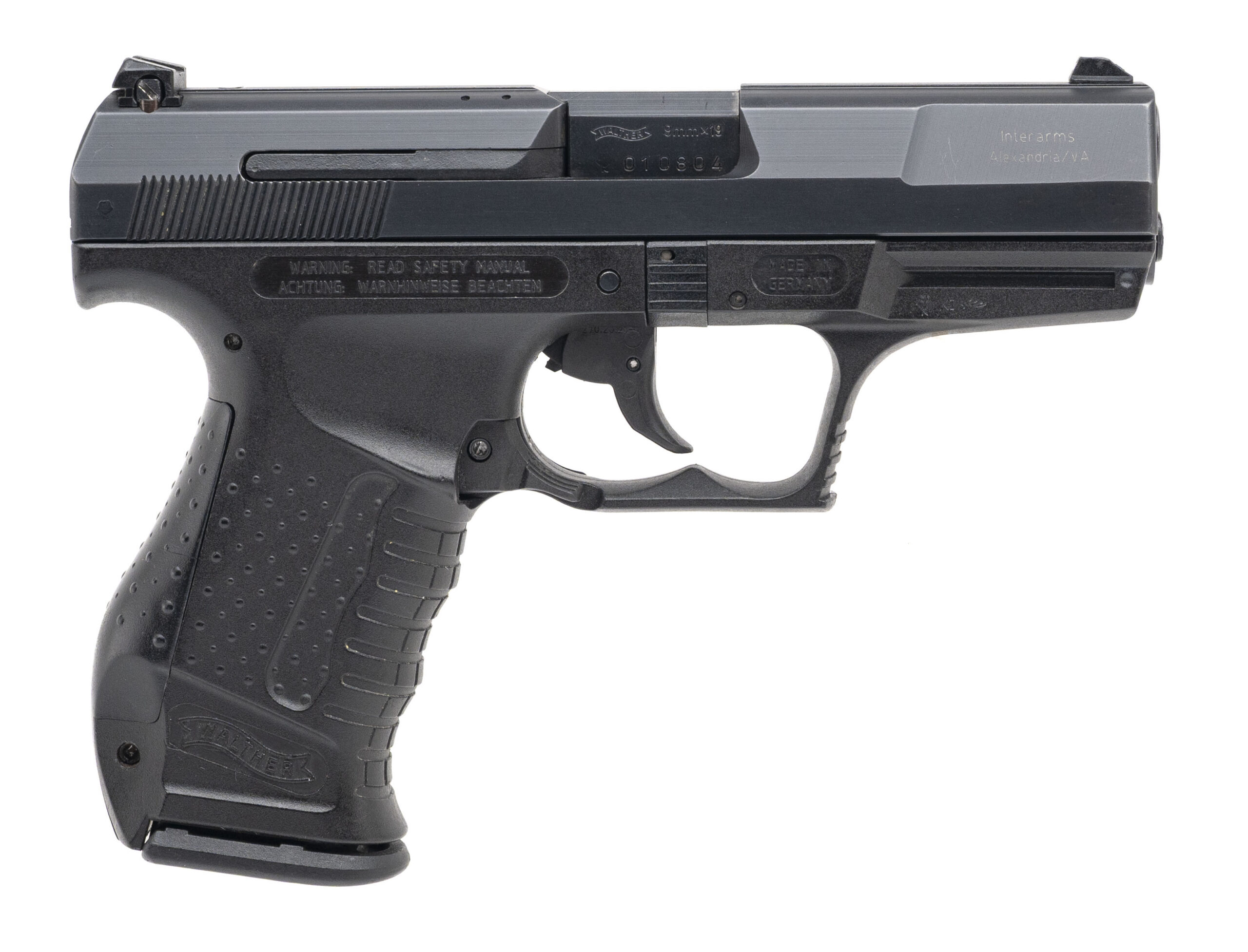 Walther P99 セミオートマチックピストル ブラック Walther P99 Pistol 9mm (05791) AUSTX - Collectors Firearms