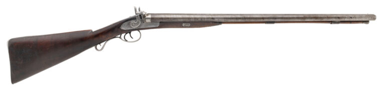 Belgian Percussion Double Barrel Shotgun