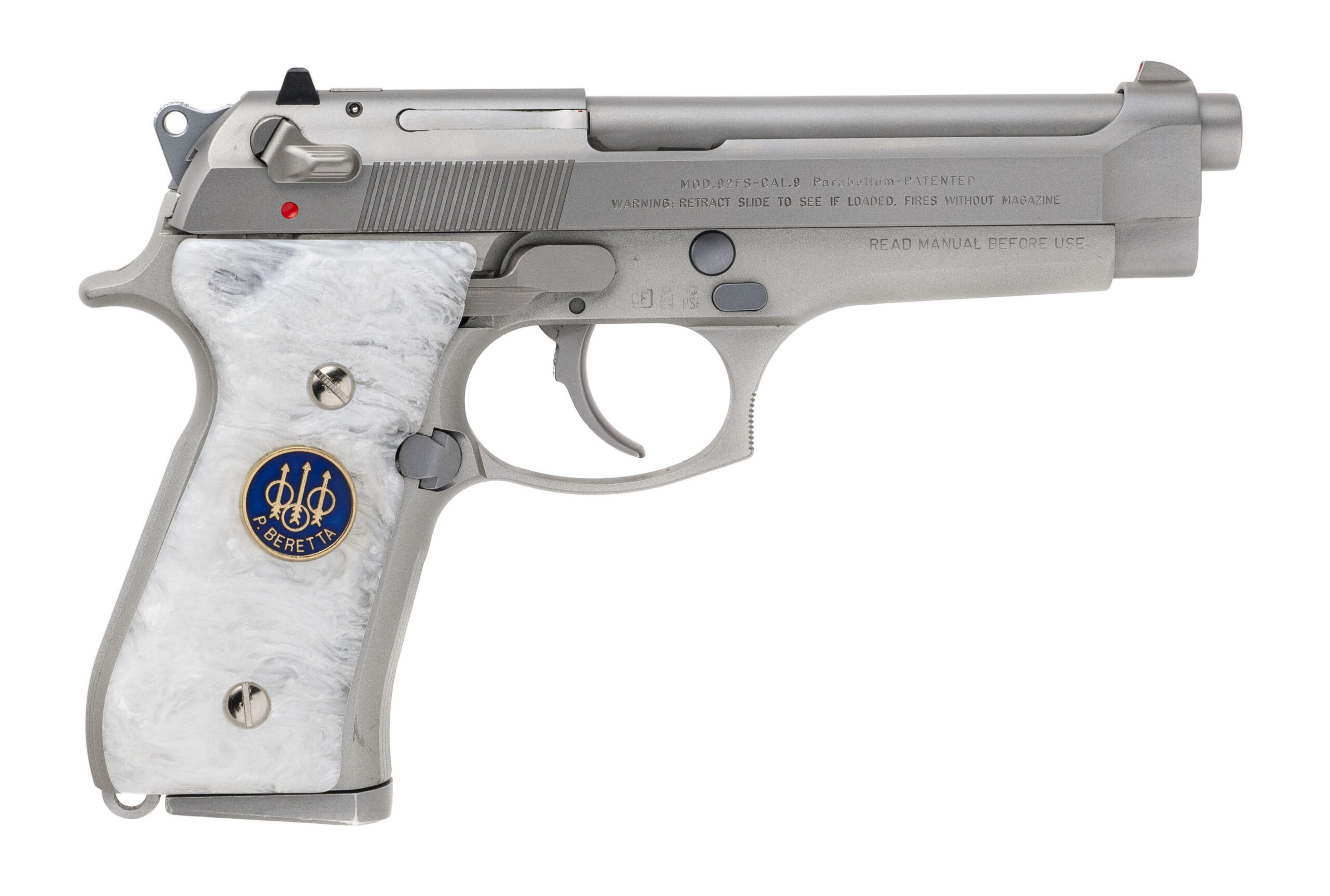 BERETTA 92FS INOX GHOST PISTOL 9MM (L2026-08272) - Collectors Firearms