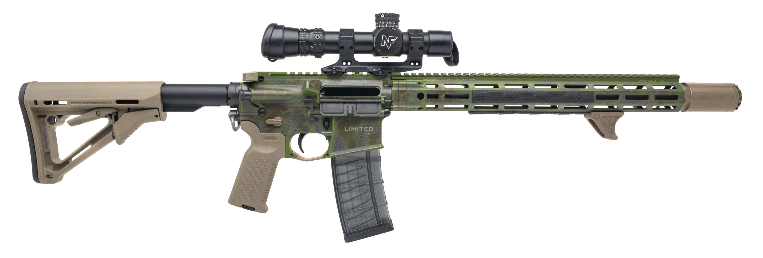 Daniel Defense Tropic Daze Rifle 5.56 Nato (05904) AUSTX