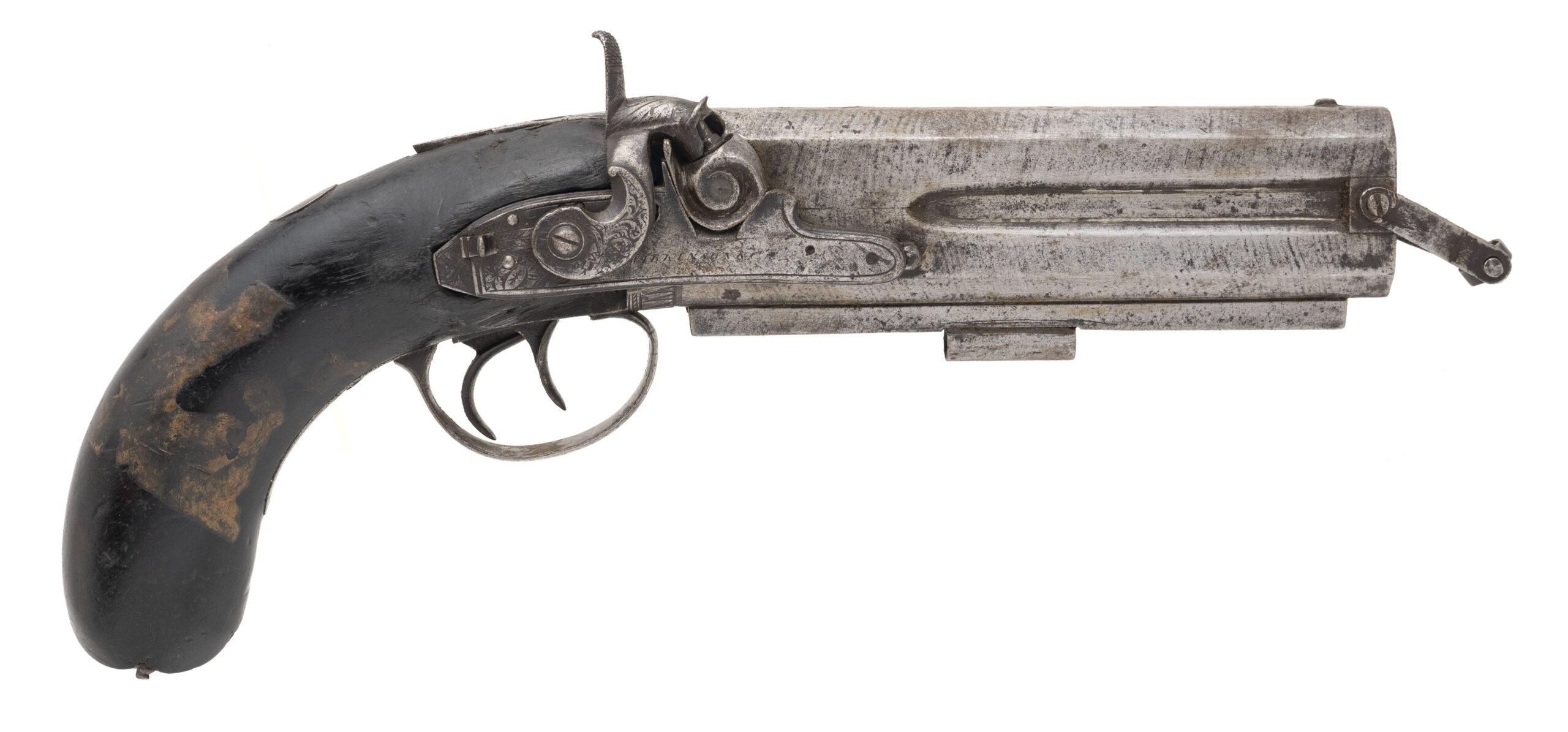 Gunsmith Project British Percussion Howdah Pistol (74688) 