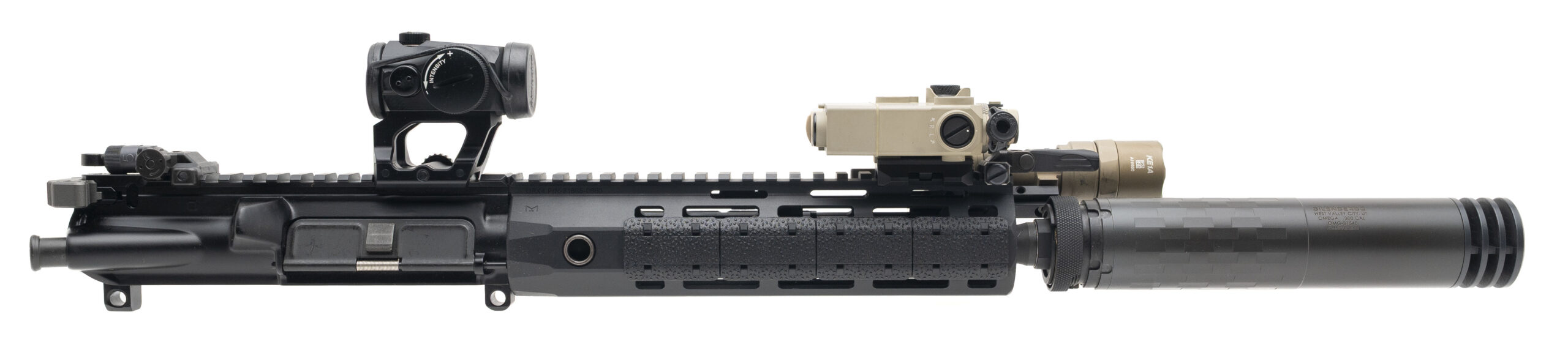 KNIGHTS ARMAMENT SR-30 MOD2 URG W/SILENCERCO OMEGA 300 SUPPRESSOR .300 BLACKOUT (74940)(L2026-08412)