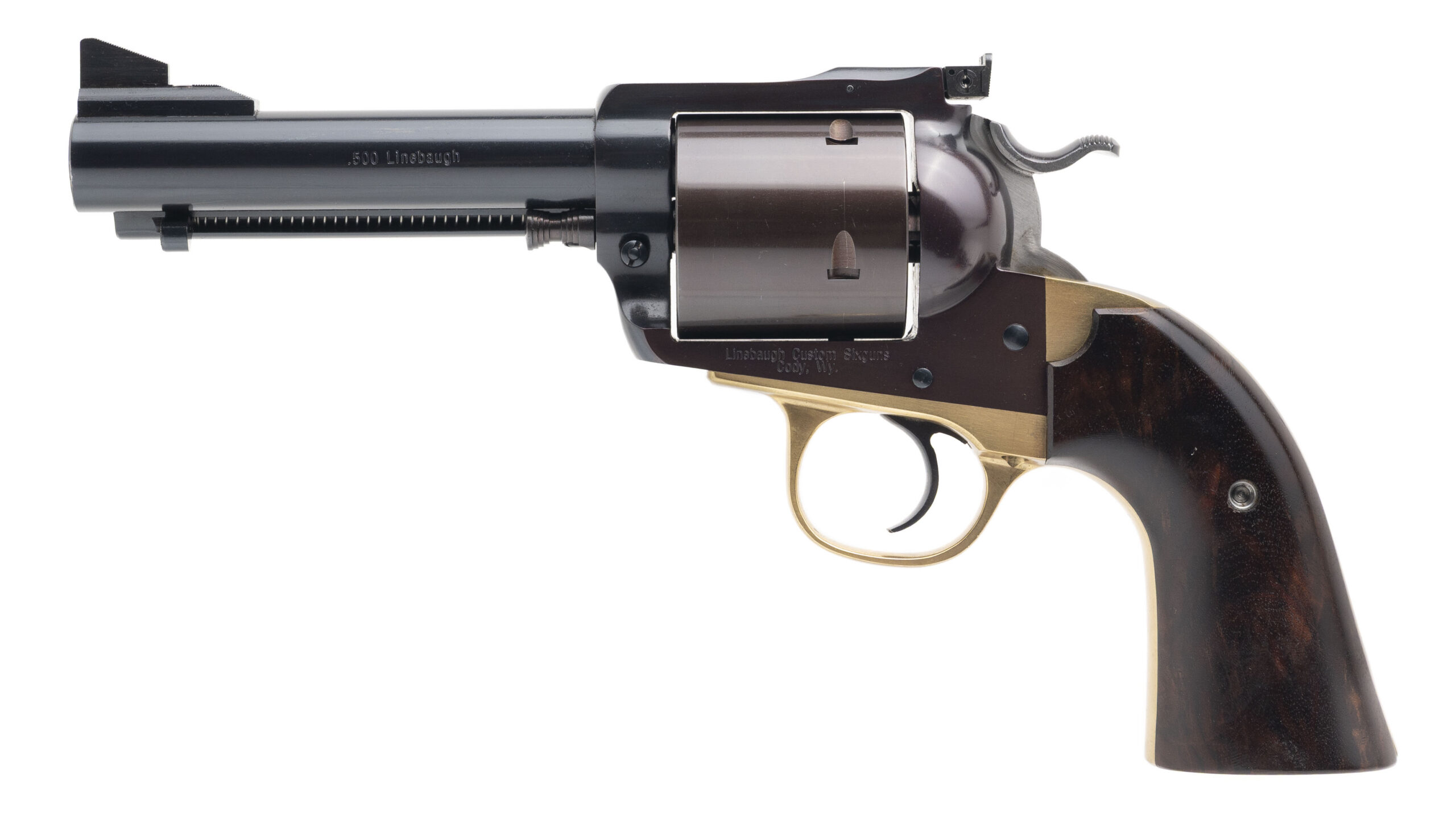 TEXAS RANGER OWNED LINEBAUGH CUSTOM SIXGUNS RUGER BISLEY REVOLVER .500 LINEBAUGH (L2026-08603)