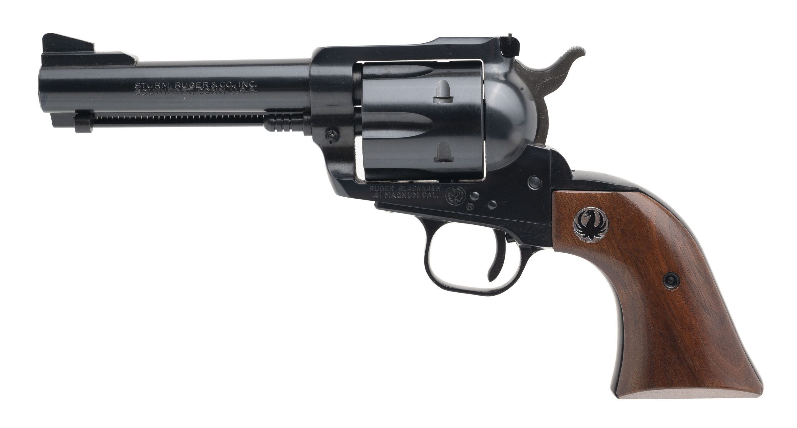 TEXAS RANGER OWNED RUGER BLACKHAWK REVOLVER .41 MAGNUM (L2026-02657)