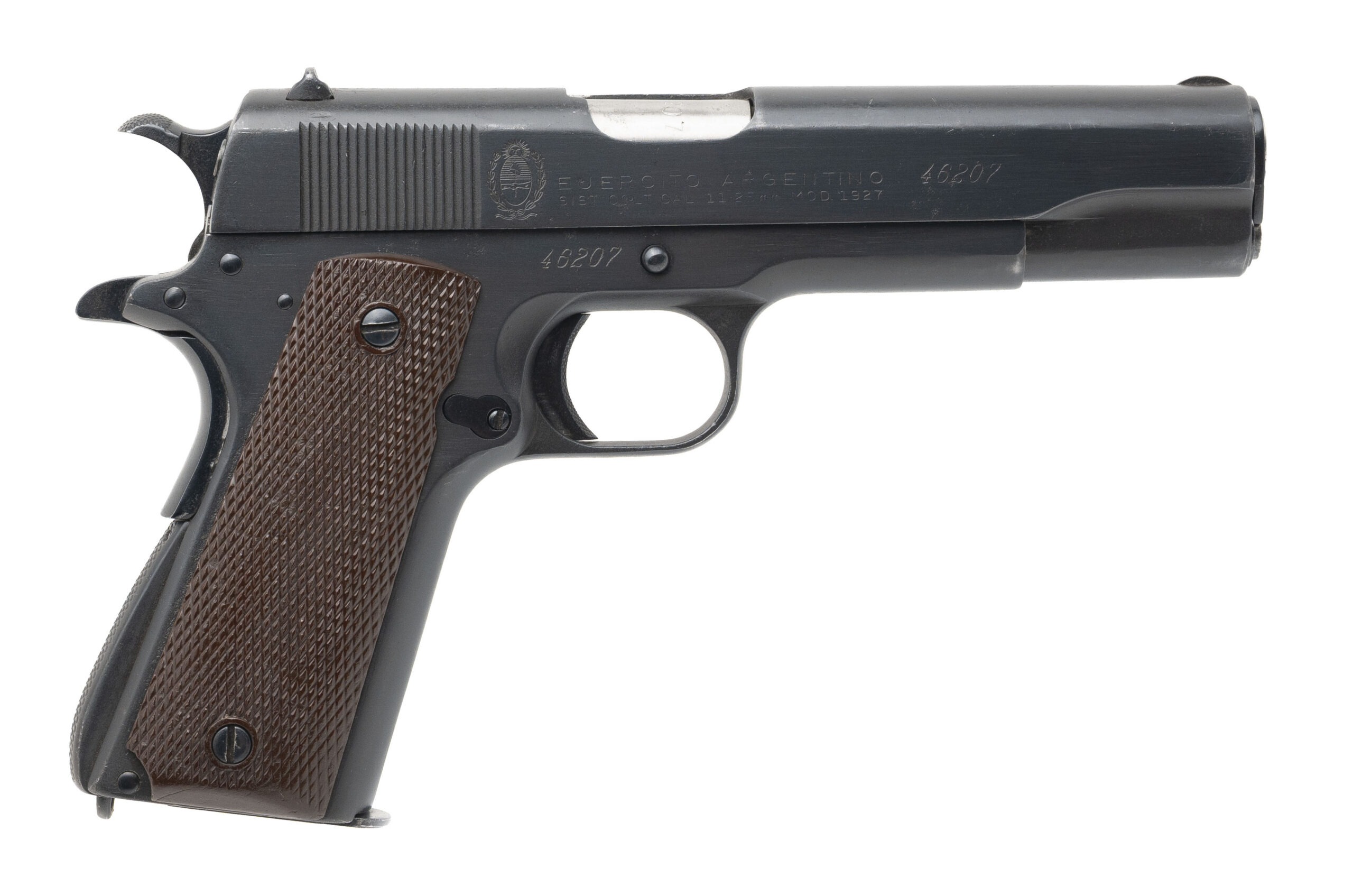 Argentine DGFM Model 1927 Semi-Auto Pistol 11.25mm (L2026-06739)