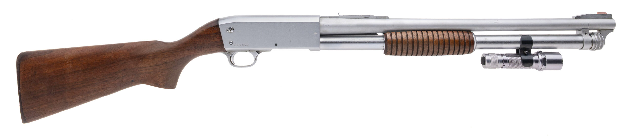 ITHACA 37 D.S. POLICE HARD CHROME RIOT SHOTGUN 12 GAUGE (L2026-09653)
