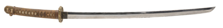 Shinto Era Katana In WWII Mounts W/ History