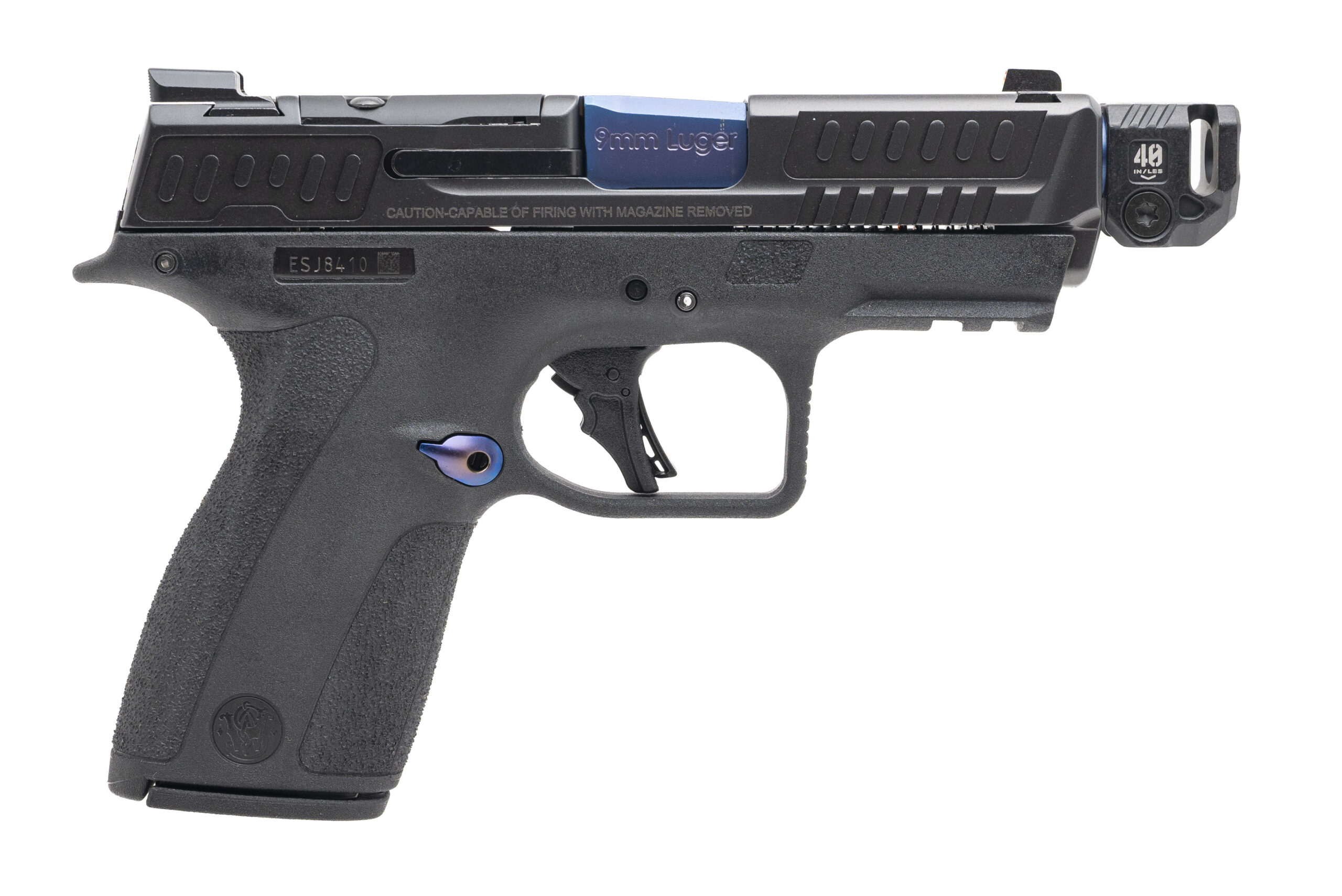 (SN: ESJ7803) SMITH & WESSON M&P SHIELD X PERFORMANCE CENTER COMP PISTOL 9MM (L2026-10210) NEW