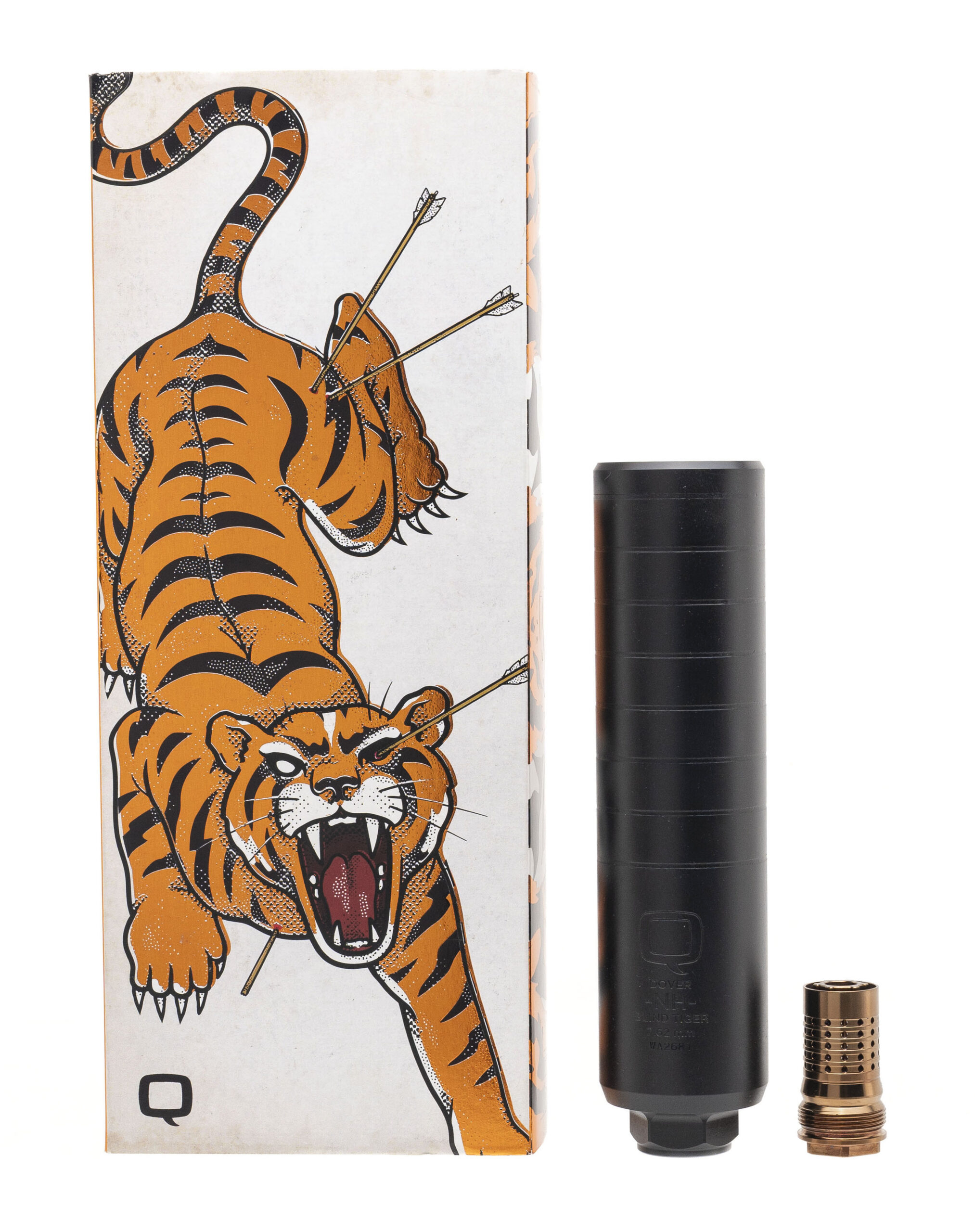 (SN: WA2406) Q BLIND TIGER SUPPRESSOR 7.62MM (L2026-07738) NEW