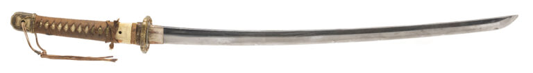 WWII Gendaito Katana Signed Kane Shige