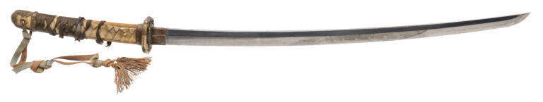 WWII Gendaito Katana Signed Kane Toshi in Military Mounts