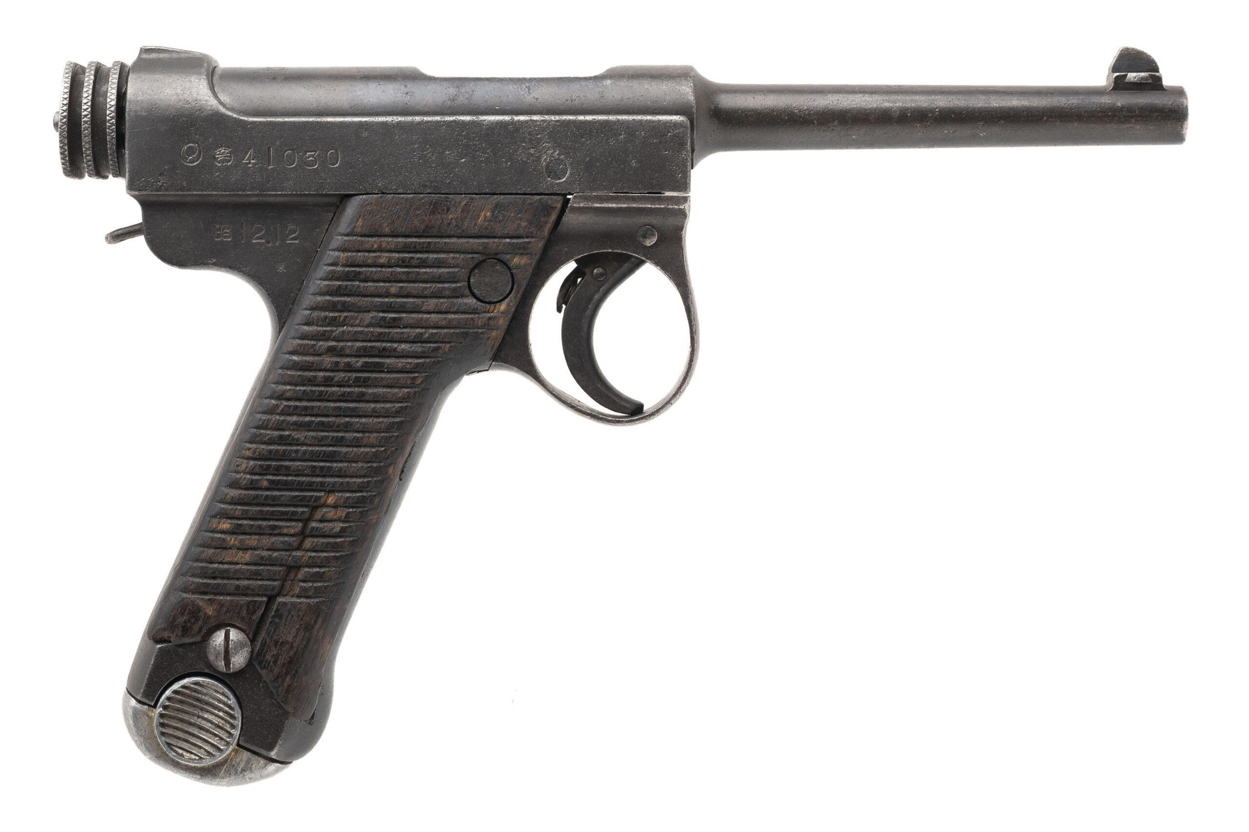 WWII Japanese Showa 12.12 Kokibunji Factory Type 14 Nambu 8x22 (L2026-08646)
