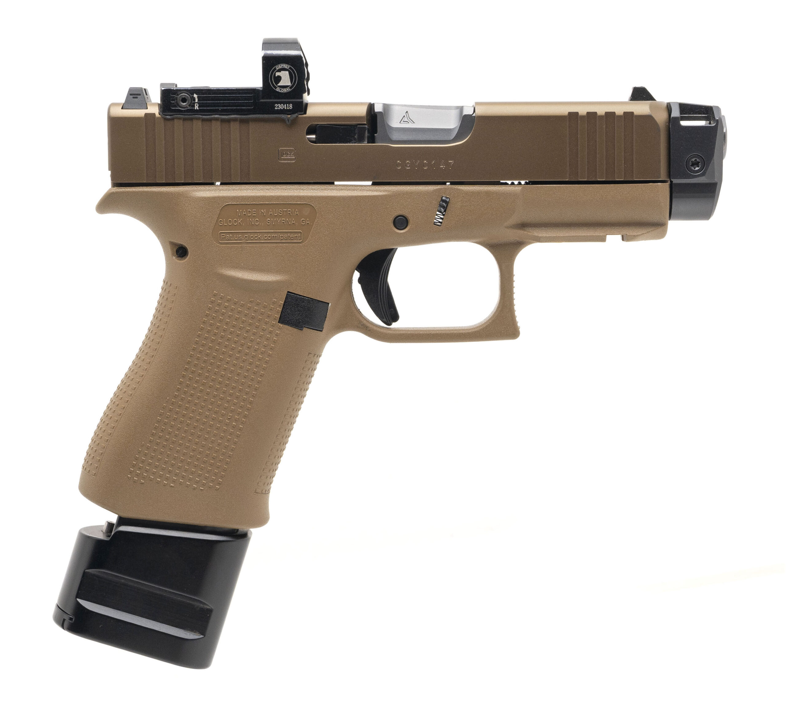 GLOCK 43X MOS PISTOL 9MM (L2026-09606)