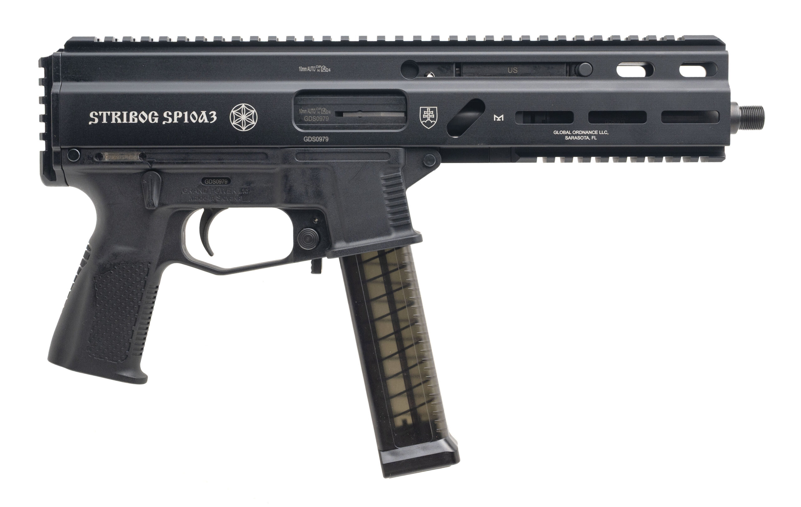 GRAND POWER STRIBOG SP10A3 PISTOL 10MM (L2026-10340)