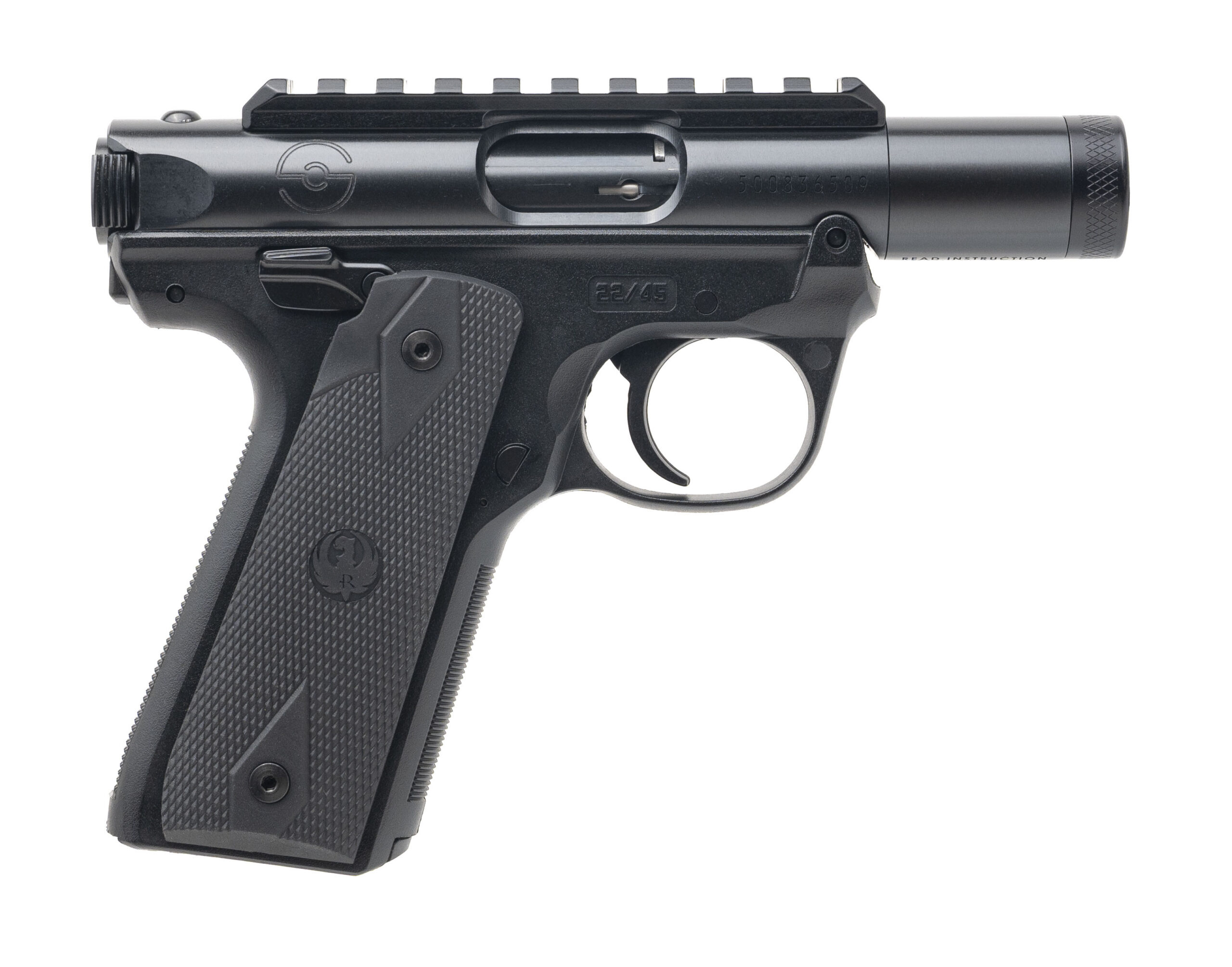 (SN: 500836509) RUGER MARK IV 22/45 SILENCER SHOP EDITION PISTOL .22LR (L2026-10551) NEW
