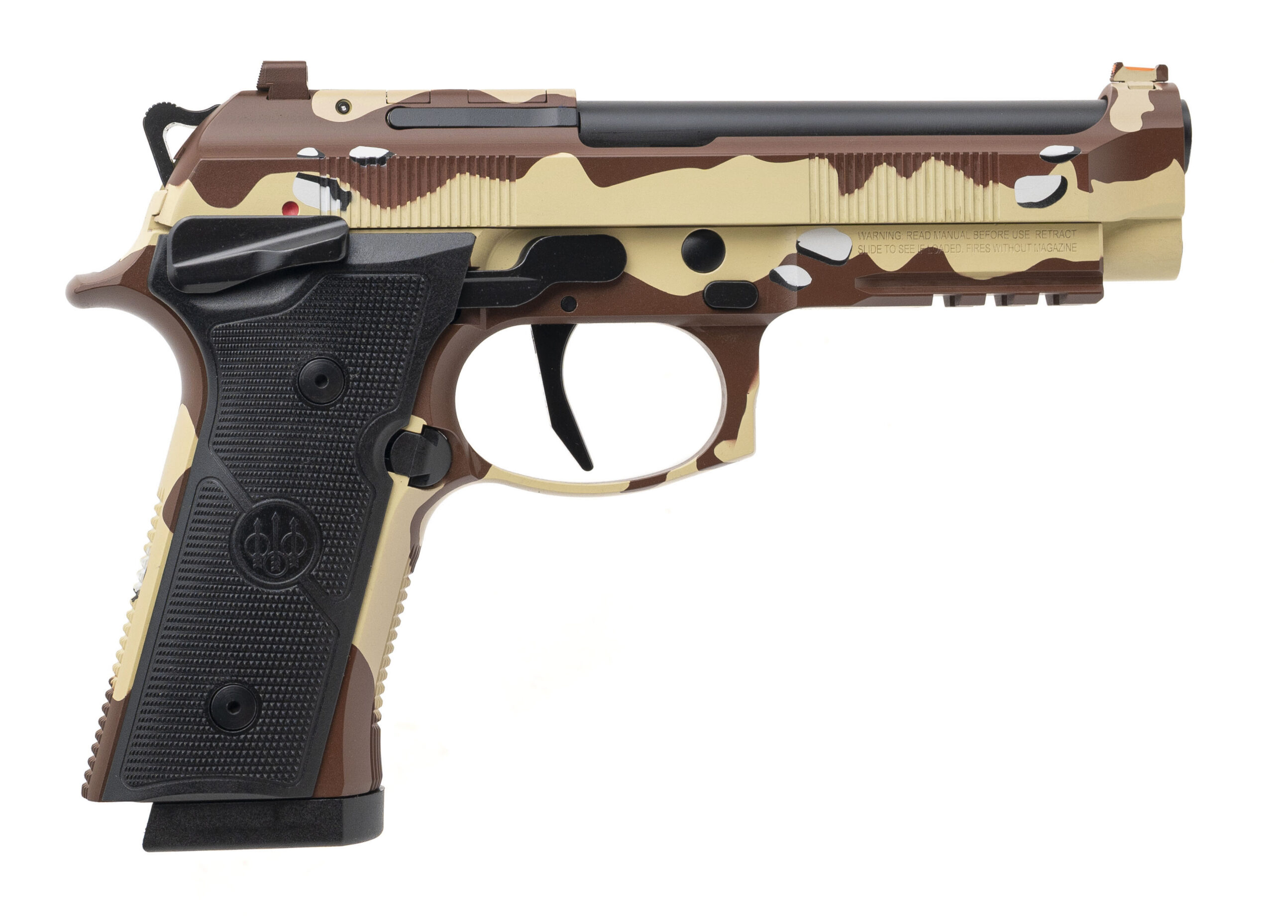 (SN: 92X0096885) BERETTA 92XI COMBAT CHOCOLATE CHIP CAMO PISTOL 9MM (L2026-10258) NEW