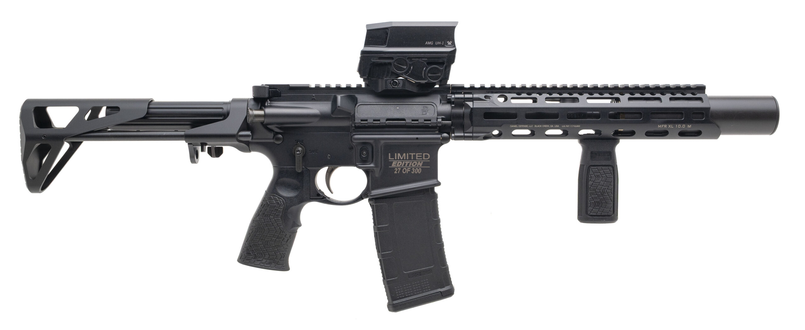 (SN: DDM4702853 & OMG-169424) CNC DANIEL DEFENSE DDM4 PDW REGULATOR SBR W/SILENCERCO OMEGA 300 SUPPRESSOR COMBO .300 BLACKOUT (L2026-10521)(L2026-10522) NEW