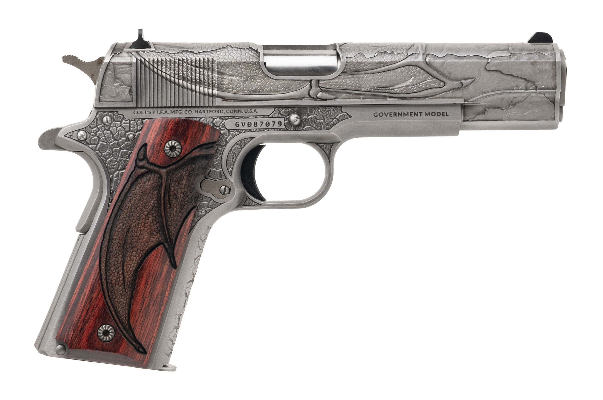(SN: GV087079) COLT GOVERNMENT 1911 DRAGON PISTOL .38 SUPER (L2026-10233) NEW