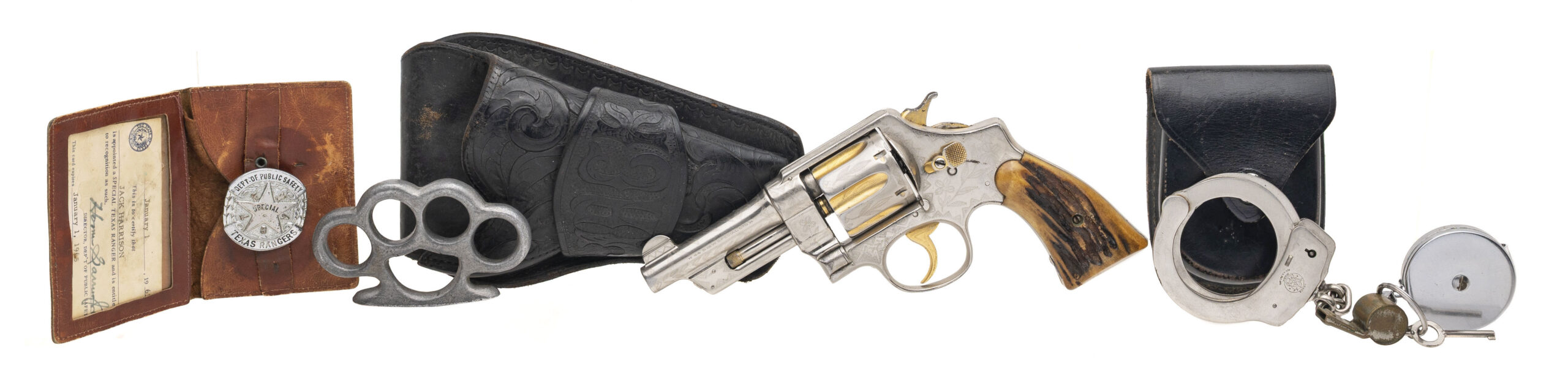Special Texas Ranger Owned Smith & Wesson 44 Hand Ejector 3rd Model Revolver Full Kit .44 Special (L2026-09189)