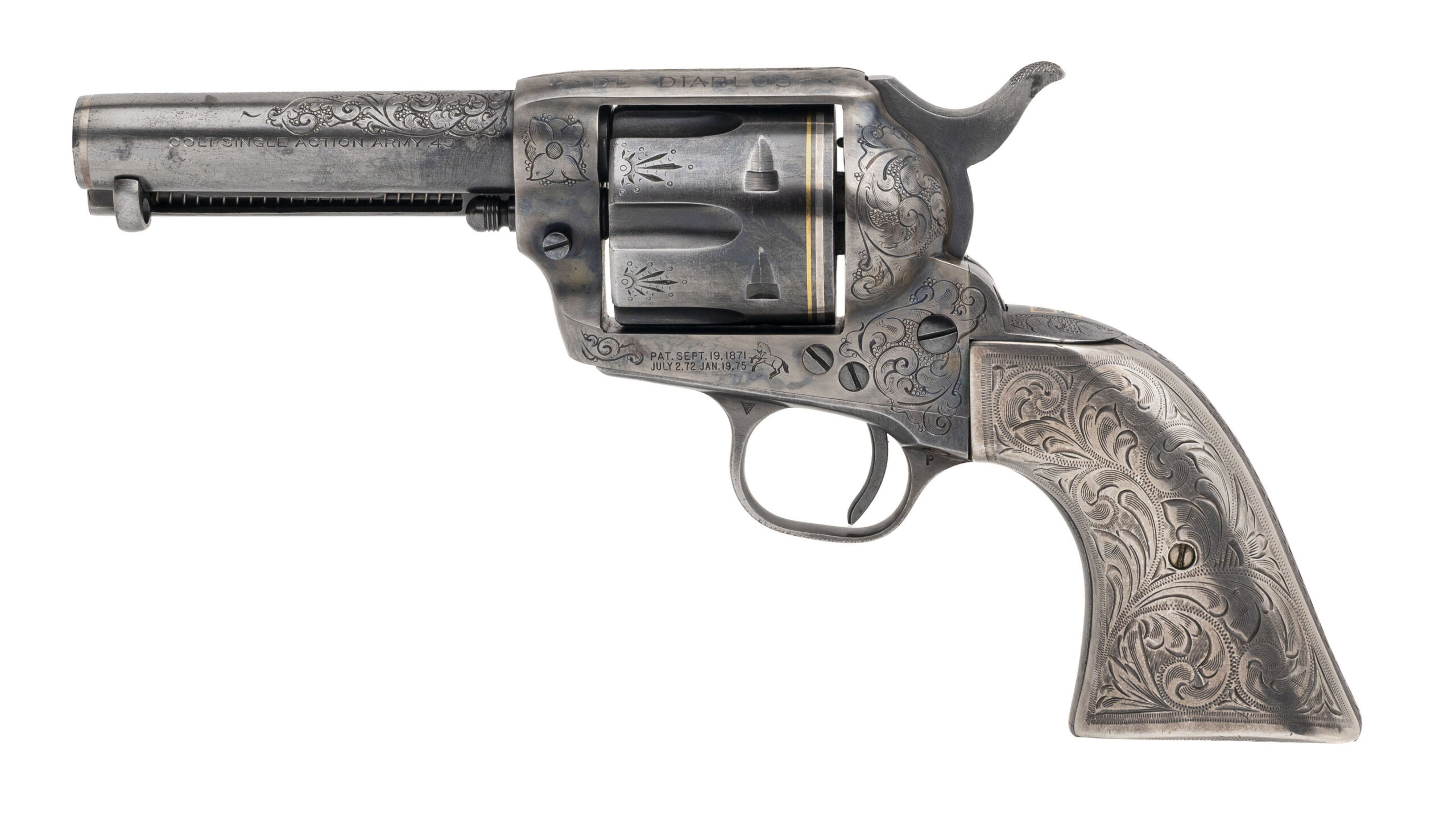 Texas Ranger Owned Custom Engraved Colt Single Action Army 2nd Gen .45LC (L2026-09284)