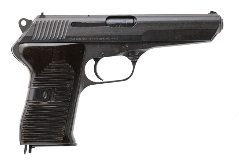 Cold War-Era Czech CZ-52 Semi-Automatic Pistol 7.62x25mm Tokarev