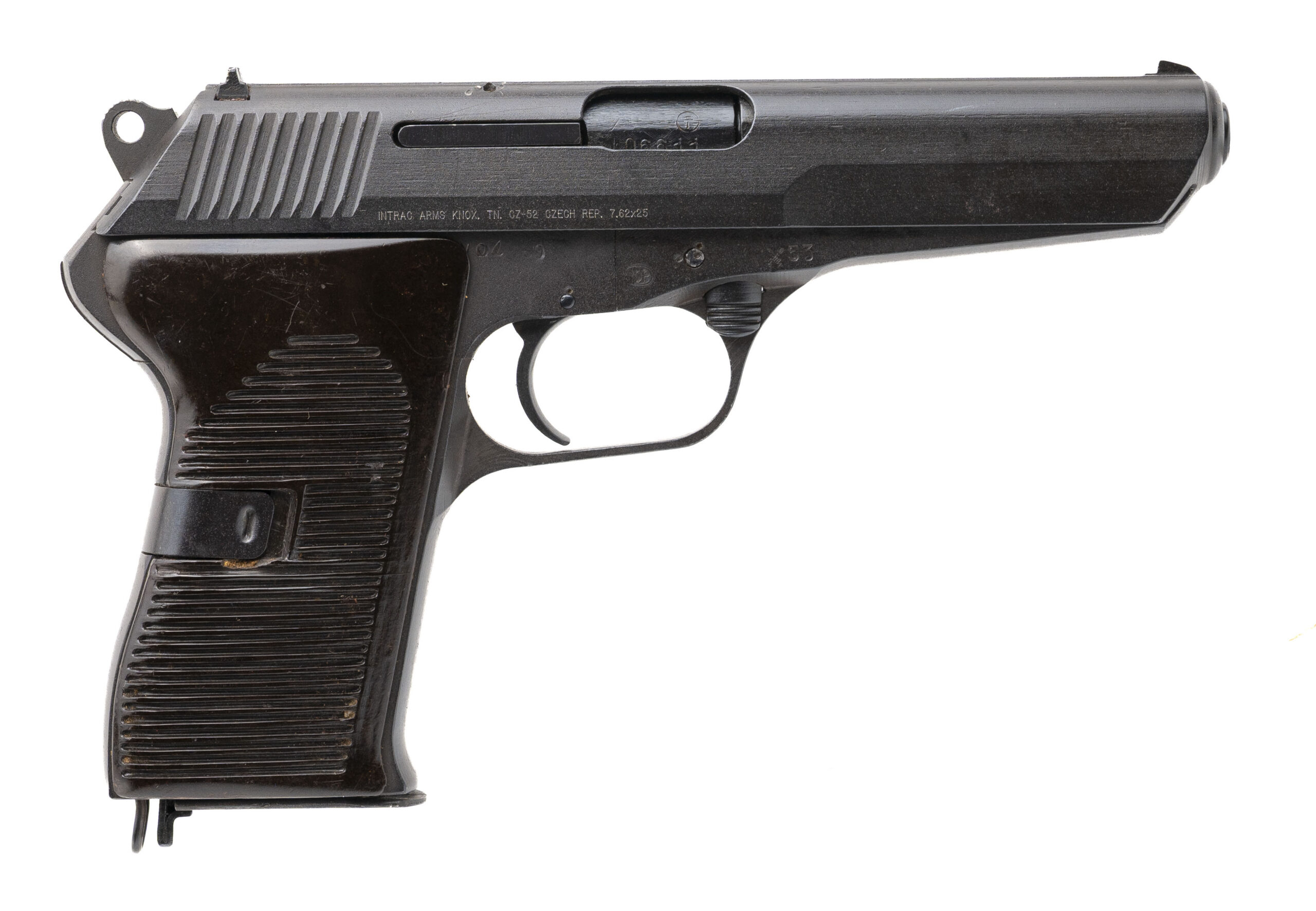 Cold War-Era Czech CZ-52 Semi-Automatic Pistol 7.62x25mm Tokarev (L2026-09350)