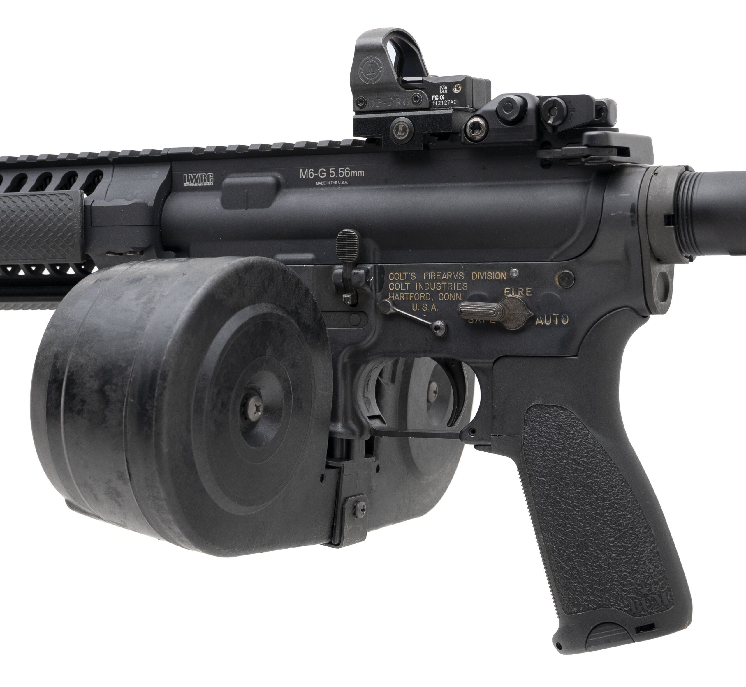 COLT M16 SP-1 MACHINE GUN W/SILENCERCO SAKER 556 SUPPRESSOR .223 REM ...