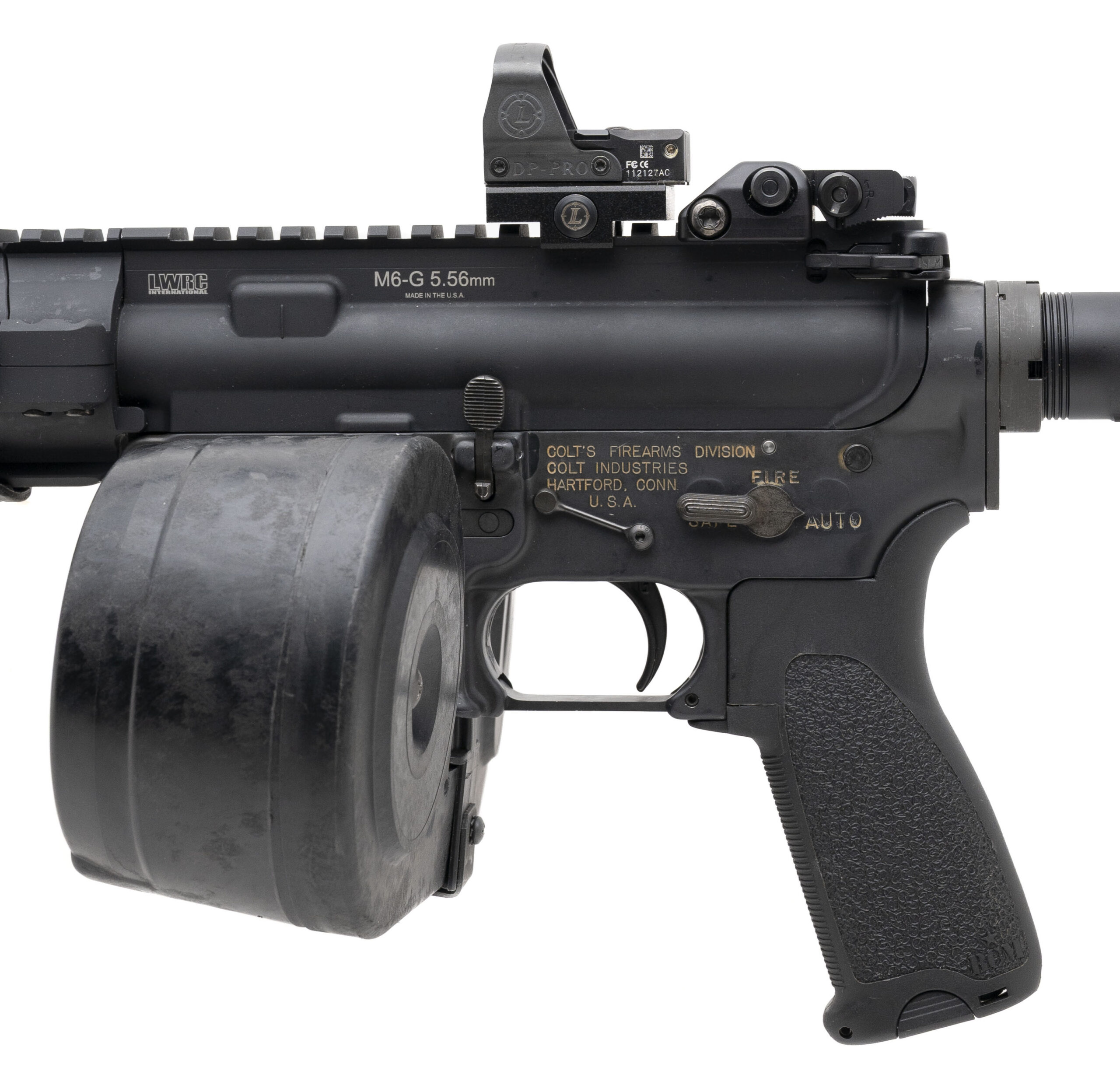 COLT M16 SP-1 MACHINE GUN W/SILENCERCO SAKER 556 SUPPRESSOR .223 REM ...