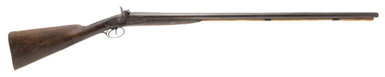 Double Barrel Percussion Shotgun by Manton