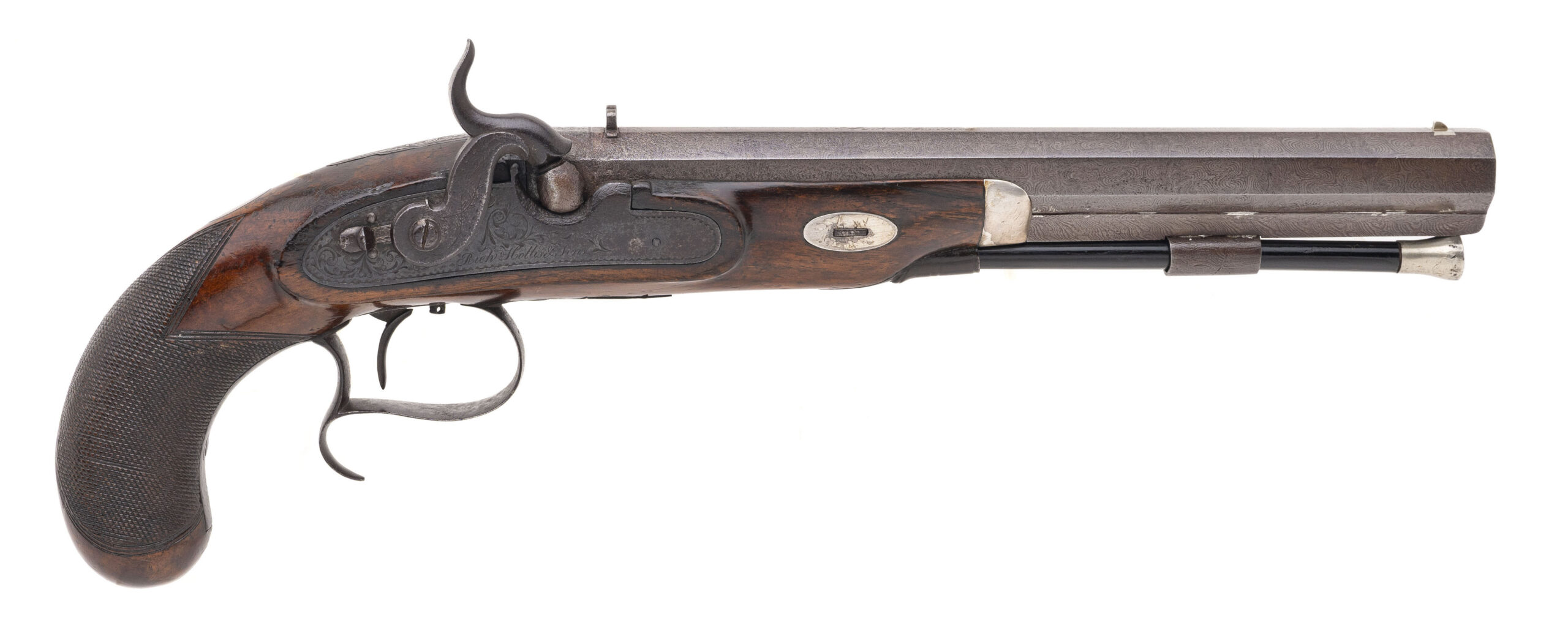 Hyde & Goodrich New Orleans Marked Duelling Pistol By Richard Hollis & Sons (AH8430)