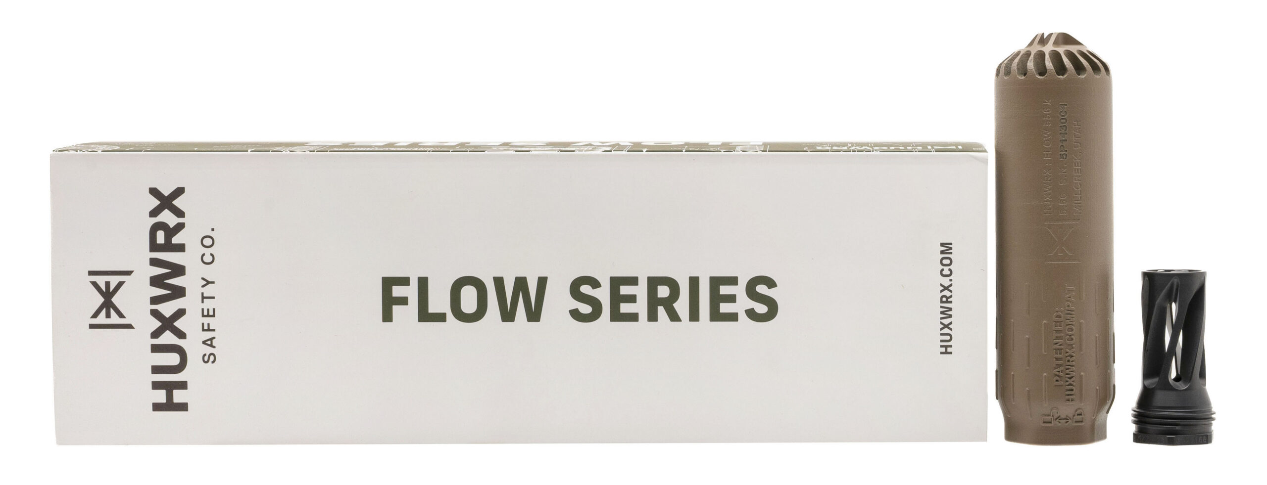 (SN: 5P143004) HUXWRX FLOW 556K SUPPRESSOR 5.56MM (L2026-13027) NEW