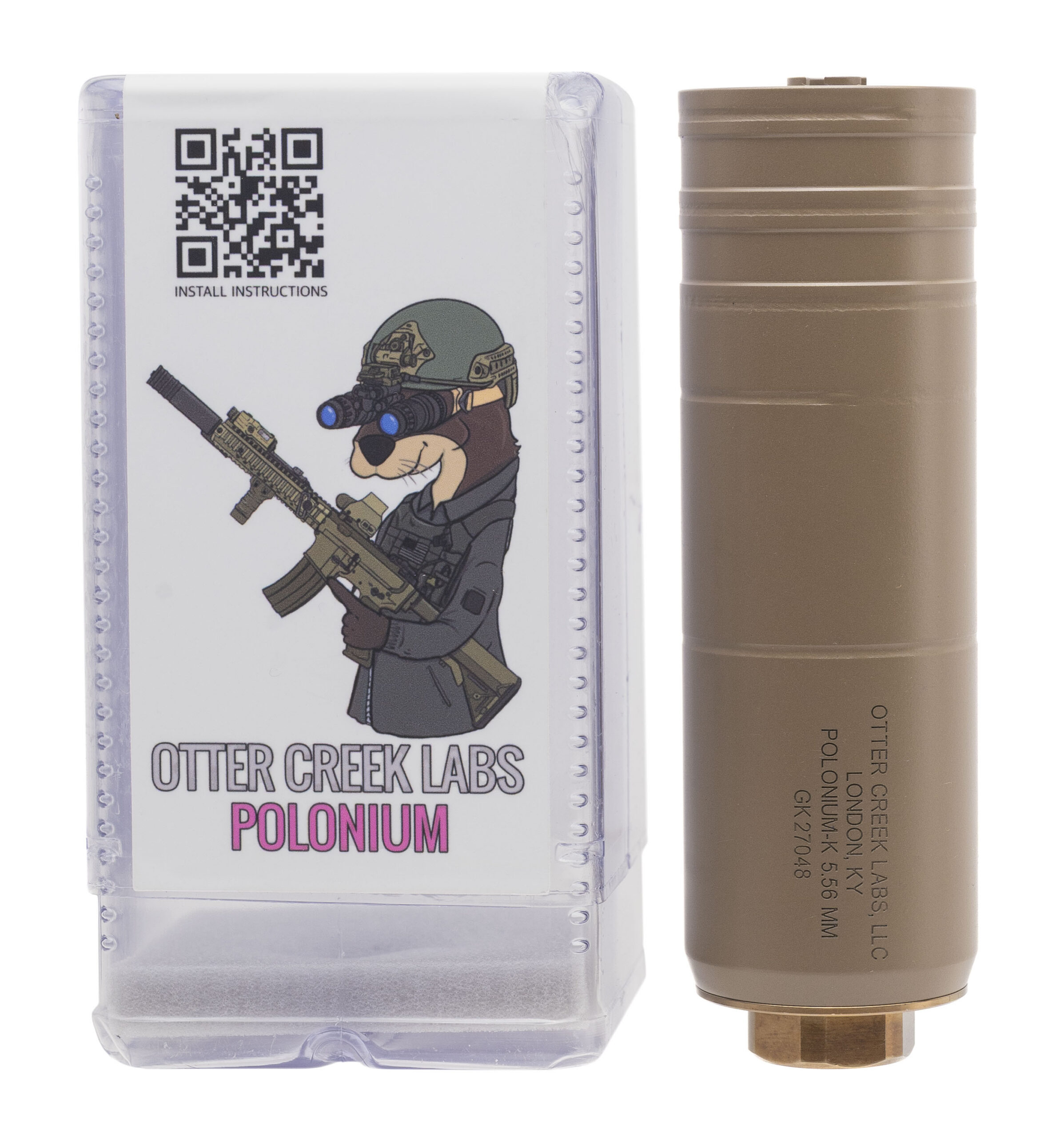(SN: GK27049) OTTER CREEK LABS POLONIUM K SUPPRESSOR 5.56MM (L2026-12079) NEW