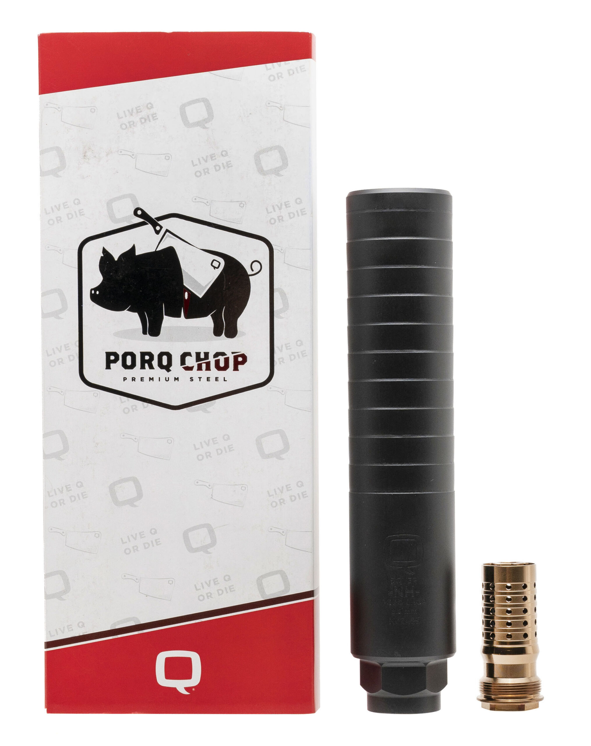 (SN: NC0485) Q PORQ CHOP SUPPRESSOR 8.6 BLK (L2026-06889) NEW