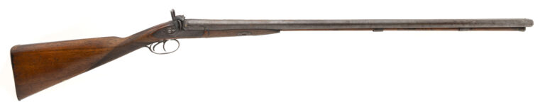 W & C Scott Double Barrel Percussion Shotgun