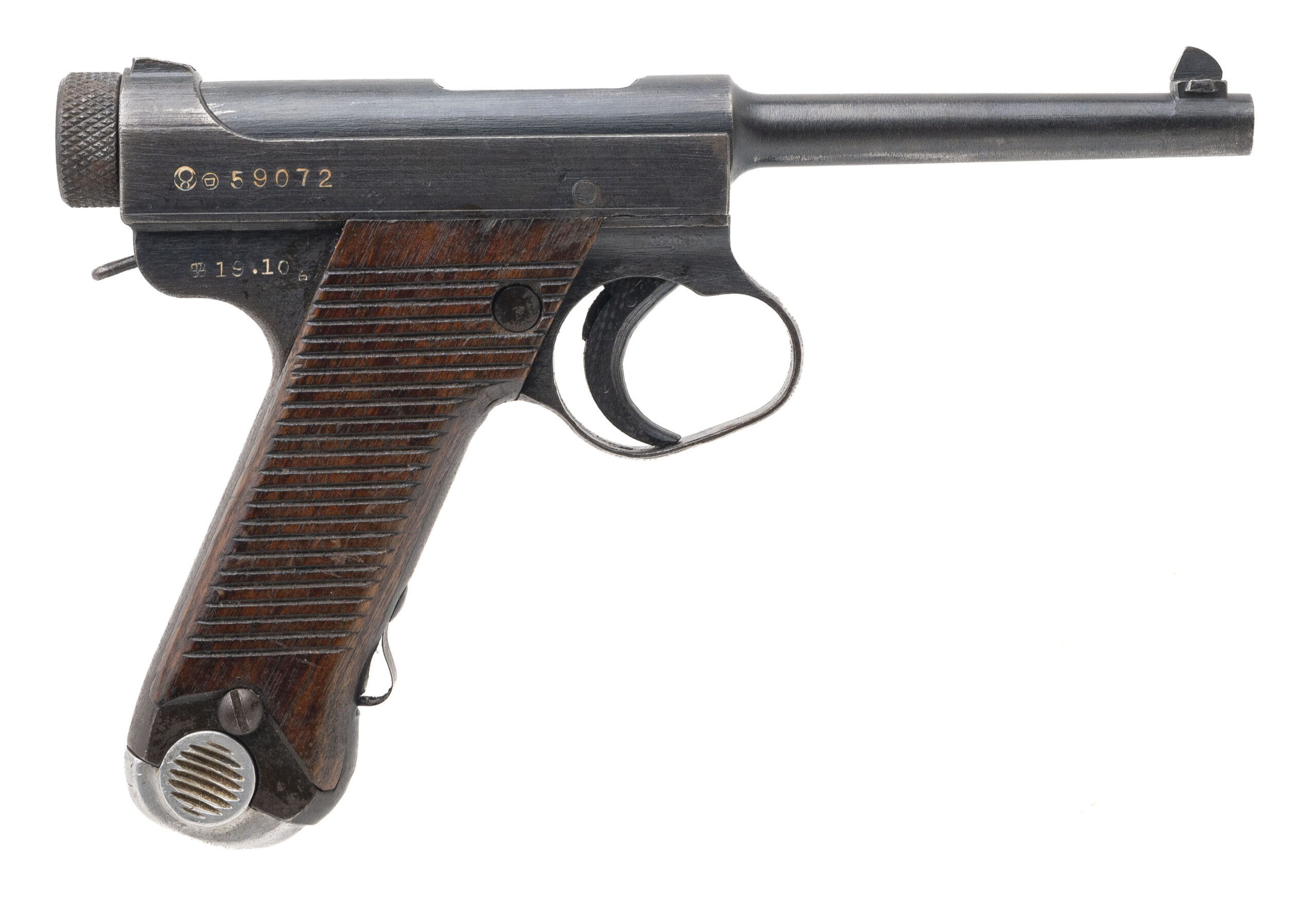 WWII Japanese Toriimatsu 2nd Series Type 14 Nambu Pistol 8mm Nambu (L2026-10774)
